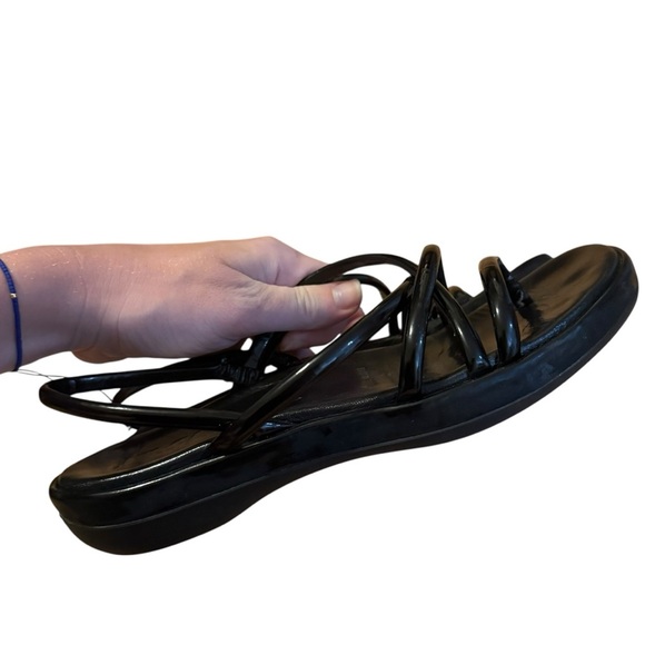 Jil Sander Black Strappy Sandals Size 36.5 - Picture 4 of 6